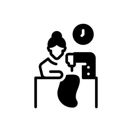 Icon for dress maker, seamstressのイラスト素材