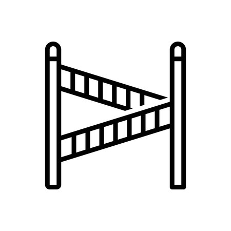 Icon for warning tape, warningのイラスト素材