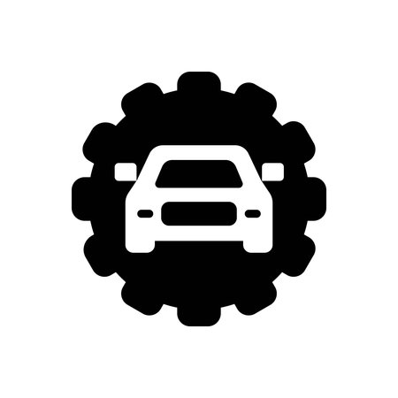 Icon for auto item, auto spareのイラスト素材