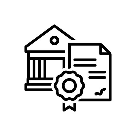 Icon for fiscal policy, fiscalのイラスト素材