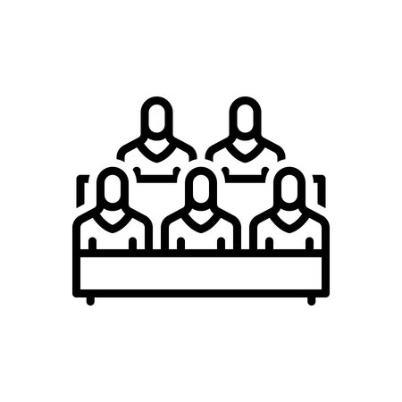 Icon for study participants, studyのイラスト素材