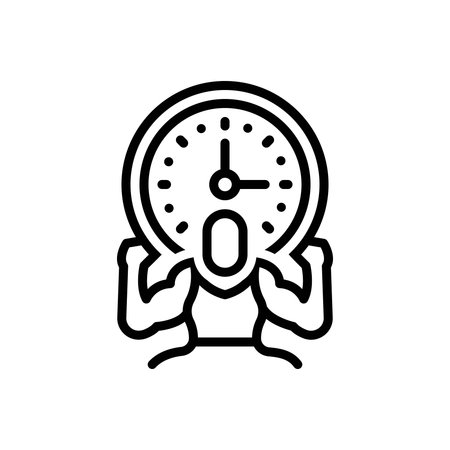 Icon for effort reduction, effortのイラスト素材