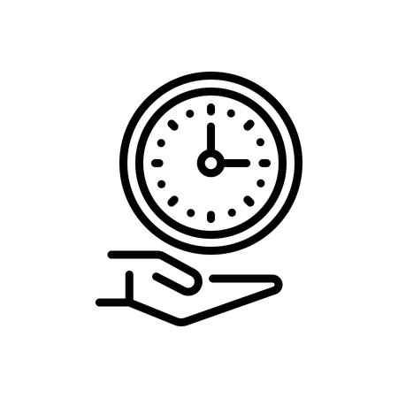 Icon for time saving, timeのイラスト素材