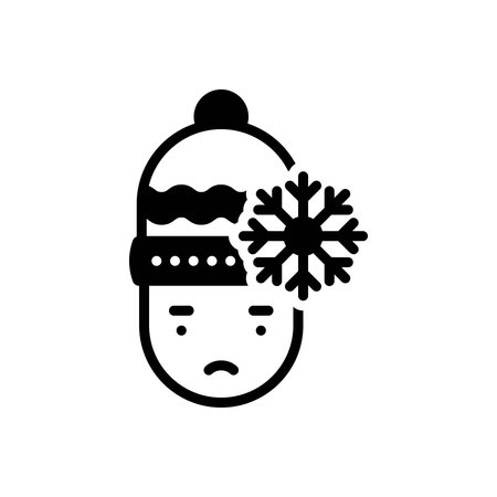 Icon for cold, capのイラスト素材
