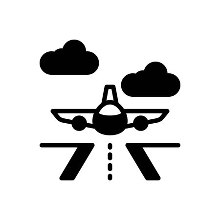 Icon for airline, aeroplaneのイラスト素材