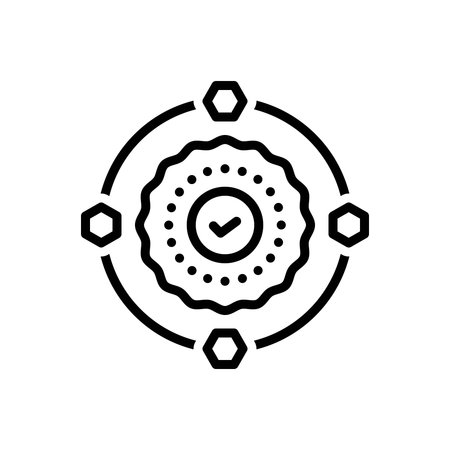 Icon for integrity seal, integrityのイラスト素材