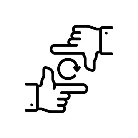 Icon for framing the future, framingのイラスト素材