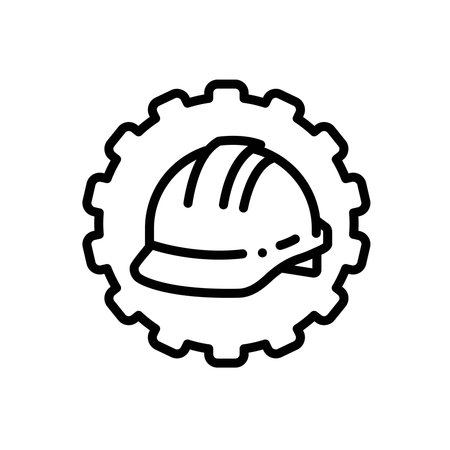 Icon for hard hat hero, hard hatのイラスト素材
