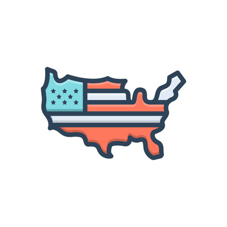 Icon for america, countryのイラスト素材
