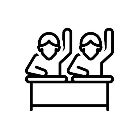 Icon for active participation, activeのイラスト素材