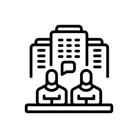 Icon for consulting firm, consultingのイラスト素材