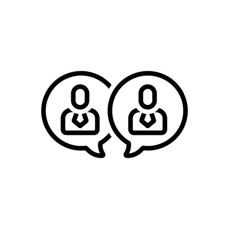 Icon for client communication, clientのイラスト素材