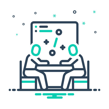 Icon for strategic consultation, strategicのイラスト素材
