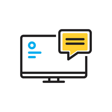 Icon for by,throughのイラスト素材