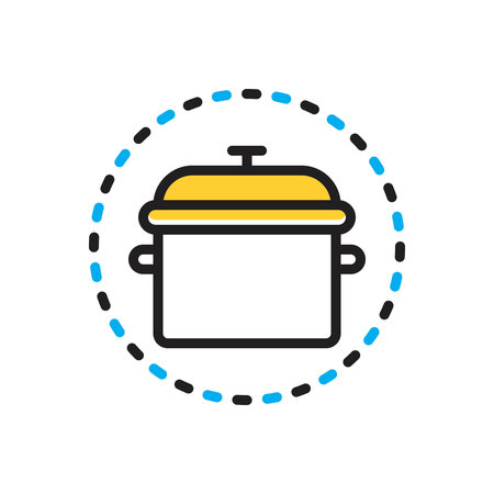 Icon for pot,kitchenwareのイラスト素材