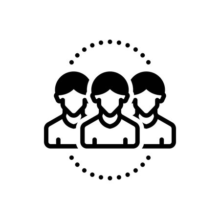 Icon for peer collaboration, peerのイラスト素材