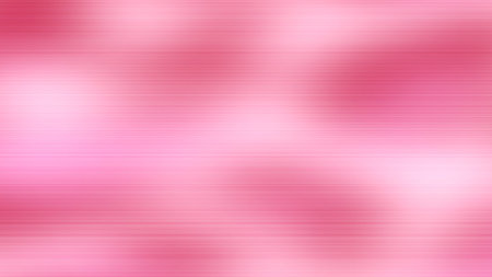 A vibrant yet soft abstract background showcasing a beautiful gradient of pink hues, transitioning from lighter, almost pastel pinks to deeper, more saturated rose tones. The surface is characterized by numerous fine, subtle horizontal lines that give it a brushed metal or fabric-like texture. Interspersed throughout are blurred, luminous areas that suggest soft light diffusion or ethereal cloud formations, adding depth and a gentle glow to the overall composition. The combination of colors and textures evokes a sense of tenderness, warmth, elegance, and modernity, making it ideal for various design purposes.の素材