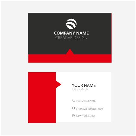 simple business cardのイラスト素材