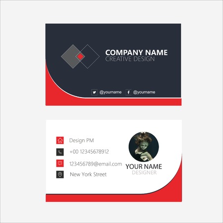 Abstract Business Cardのイラスト素材