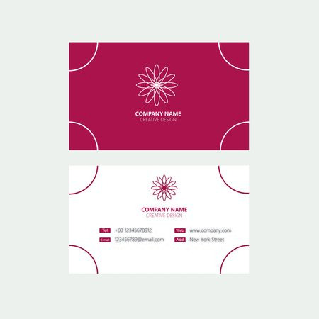 Elegant Business Cardのイラスト素材