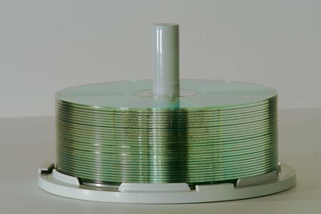 stack of cd'sの写真素材