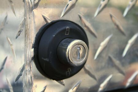 metal lock upcloseの写真素材