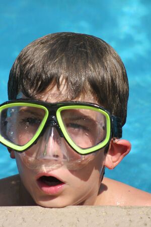 swimmer boyの写真素材