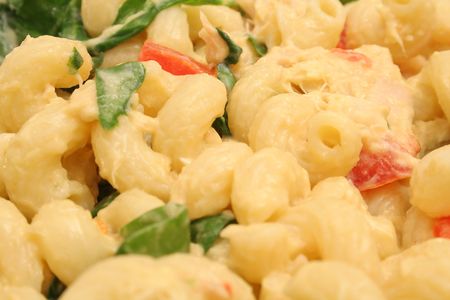pasta saladの写真素材