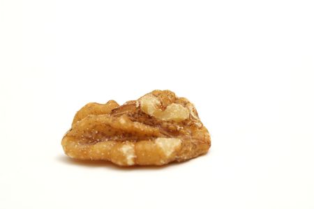 walnut on white levelの写真素材