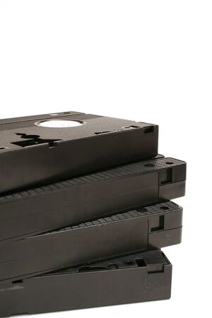 vertical vhs tapesの写真素材