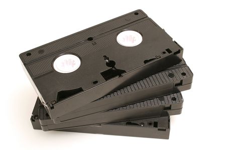 spread out video tapesの写真素材