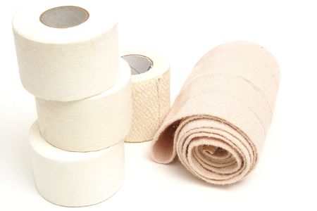 sports bandages on topの写真素材
