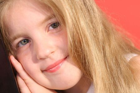 sweet child headshotの写真素材