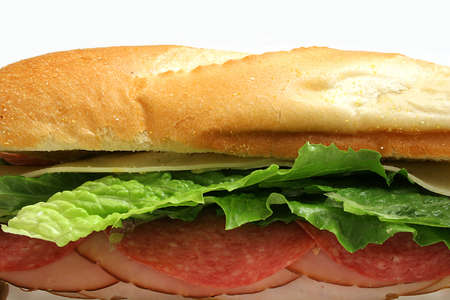 delicious healthy sandwich upcloseの写真素材