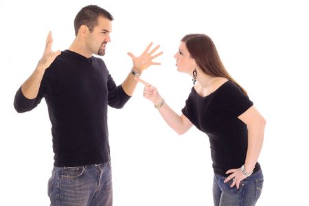 couple conflictの写真素材