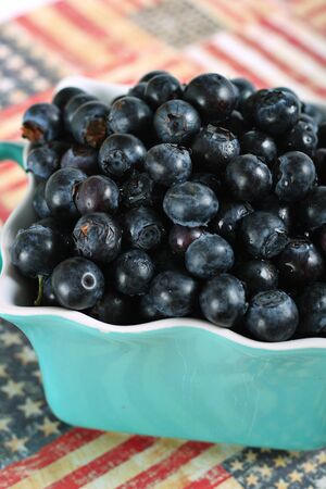 american blueberriesの写真素材