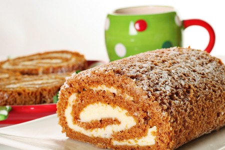 pumpkin cream cheese dessertの写真素材