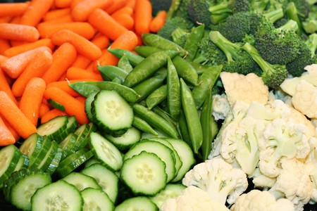 raw vegetablesの写真素材