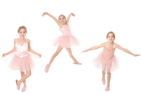 ballerina tripletsの写真素材
