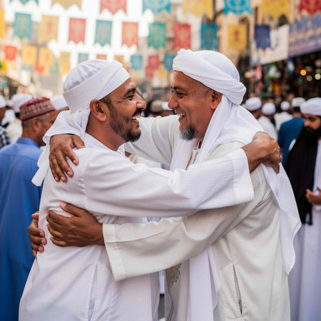 Muslim pilgrims from all over the world gathered to perform Umrah or Hajj at the Haram Mosque in Mecca, Saudi Arabia, days of Hajj
