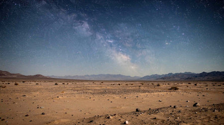Milky Way over the Death Valley in California, United States.