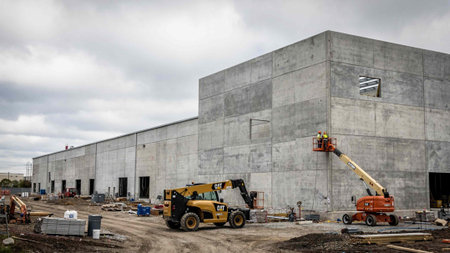Construction of a new building