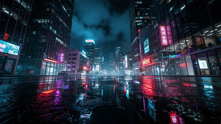 Shanghai Lujiazui Finance and Trade Zone of the modern city night