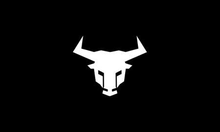 BULL LOGO DESIGNのイラスト素材