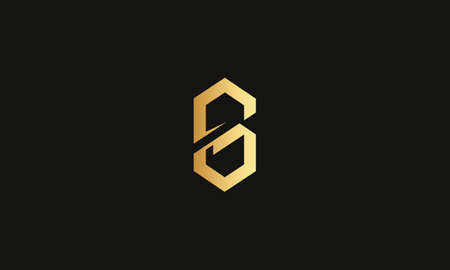 LETTER G  DESIGN WITH NEGATIVE SPACE EFFECT FOR ILLUSTRATION USEのイラスト素材