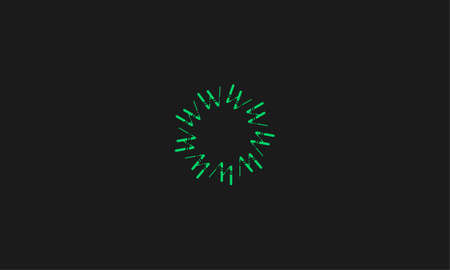 letter w logo in wreath shape for illustration use or logo designのイラスト素材