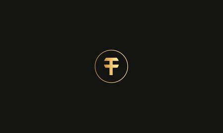 LETTERS HT LOGO DESIGN WITH NEGATIVE SPACE EFFECT FOR ILLUSTRATION USEのイラスト素材