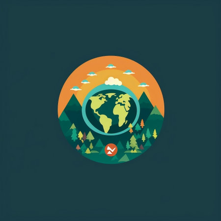 Ecology flat design concept. World environment day. Vector illustration.の素材