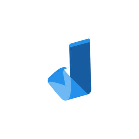 Abstract letter j logo icon for corporate identity.のイラスト素材