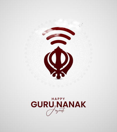 Guru Nanak Jayanti Guru Nanak Jayanti Backgroundのイラスト素材